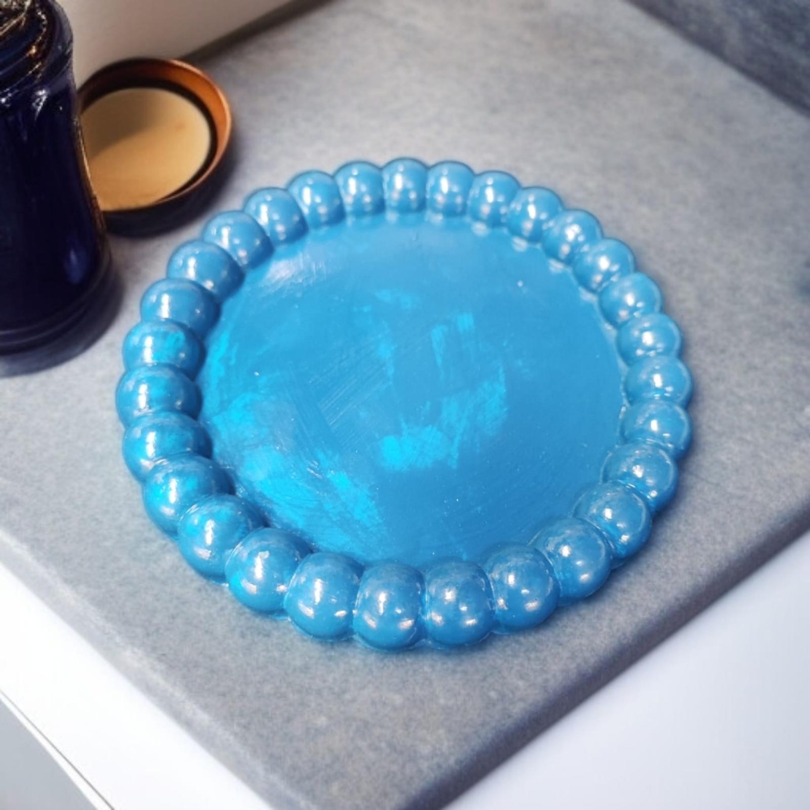 Bubble Tabaklı Vanilya kokulu Ahşap Fitilli  Mum